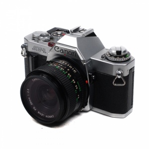 Used Canon AV-1 + FD 28mm F2.8