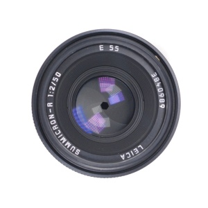 Used Leica Leitz Wetzlar Summicron R 50mm F2 Lens skearsphoto.com