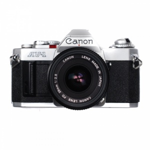 Used Canon AV-1 + FD 28mm F2.8