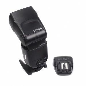 Used Nissin Di700A Flash with Air 1 Commander Kit Set For Canon
