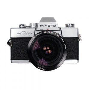 Used Minolta SRT100X with MD 35-70mm F3.5