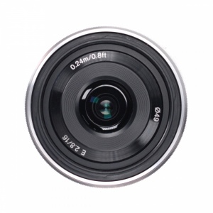 Used Sony E 16mm f2.8 Pancake Lens