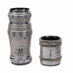 Used Tele-anastigmant C 135mm F4.5 + Extension tube set