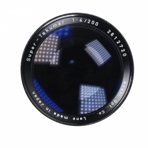 Used Asahi Pentax 200mm f4 Super Takumar Lens skearsphoto.com