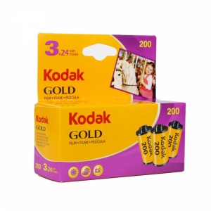 Kodak Gold 200 35mm 24 Exp. 3 Pack