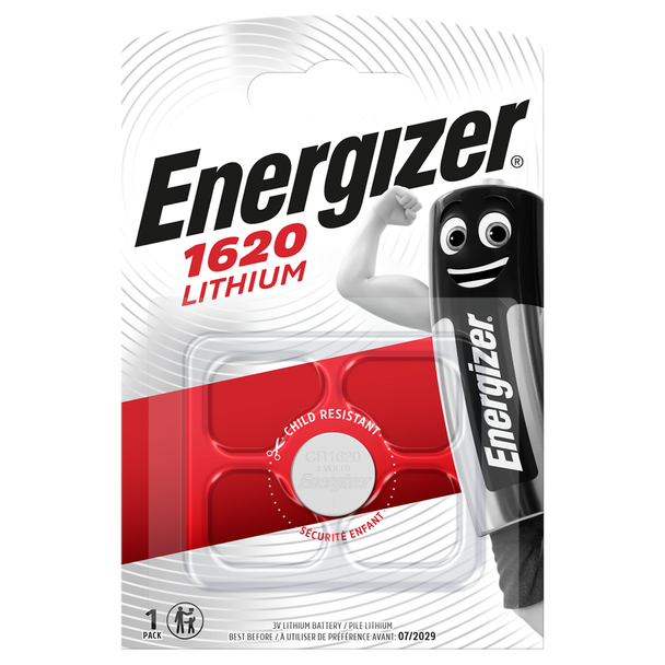 Energizer CR1620 3V Lithium Ion Battery