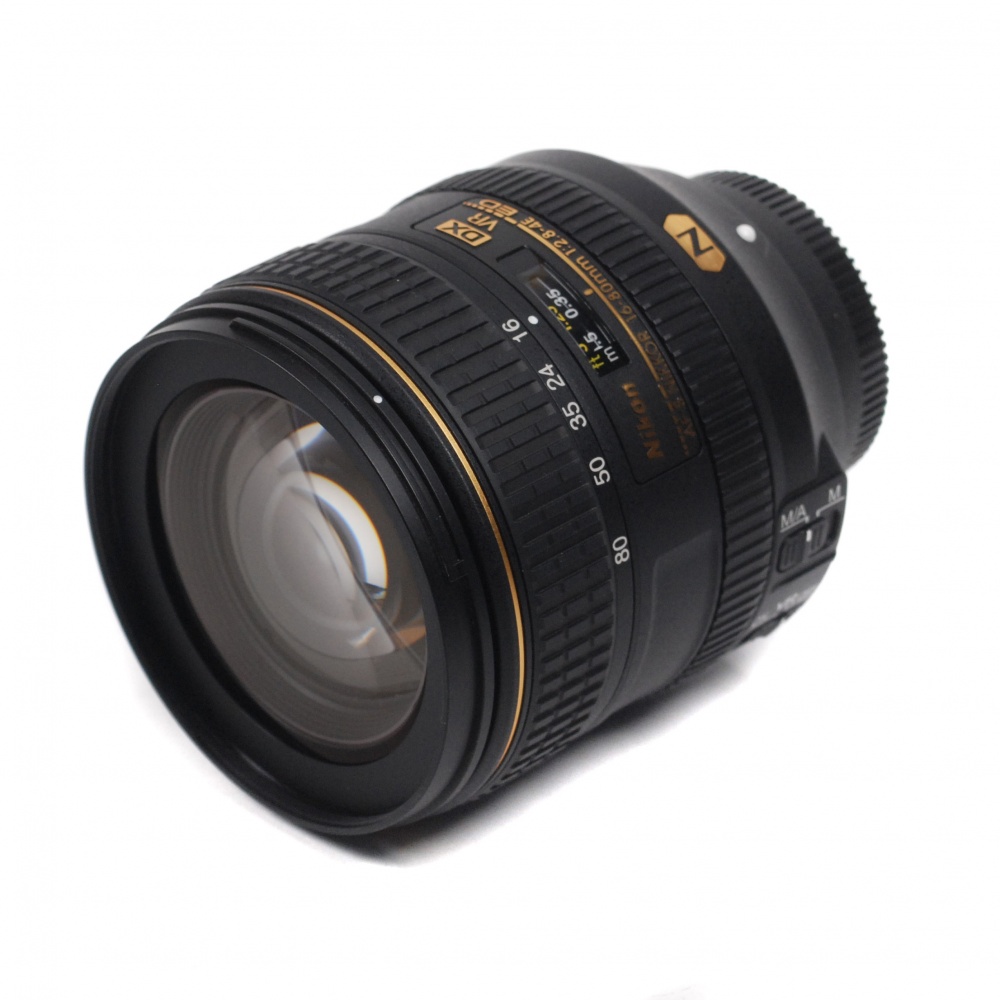 Used Nikon AF-S 16-80mm f2.8-4E VR ED DX