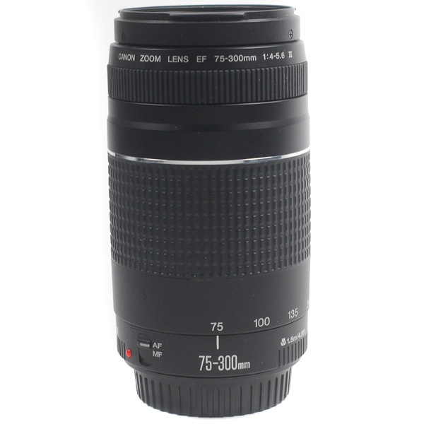 Used Canon EF 75-300mm f4-5.6 III Telephoto Lens