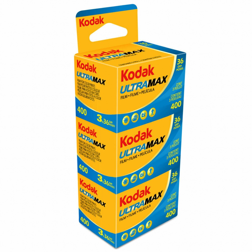 Kodak Ultramax 400 35mm 36 Exp. 3 Pack