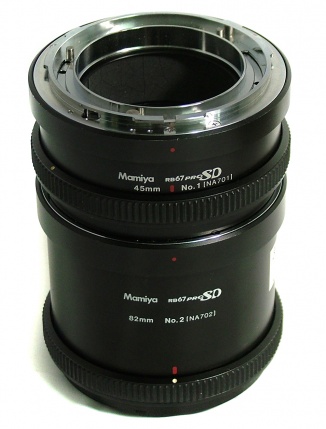 Used Mamiya RB Extension Tubes 45mm + 82mm