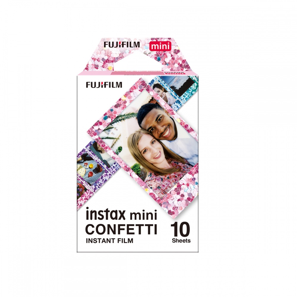 Fujifilm Instax Mini 'Confetti' Colour Film - 10 Shots skearsphoto.com