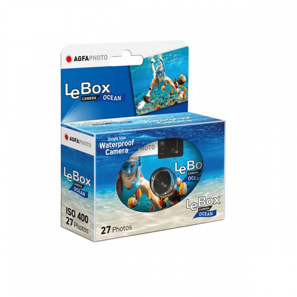 AgfaPhoto LeBox Ocean - Underwater Single Use Camera 27 Exposures.