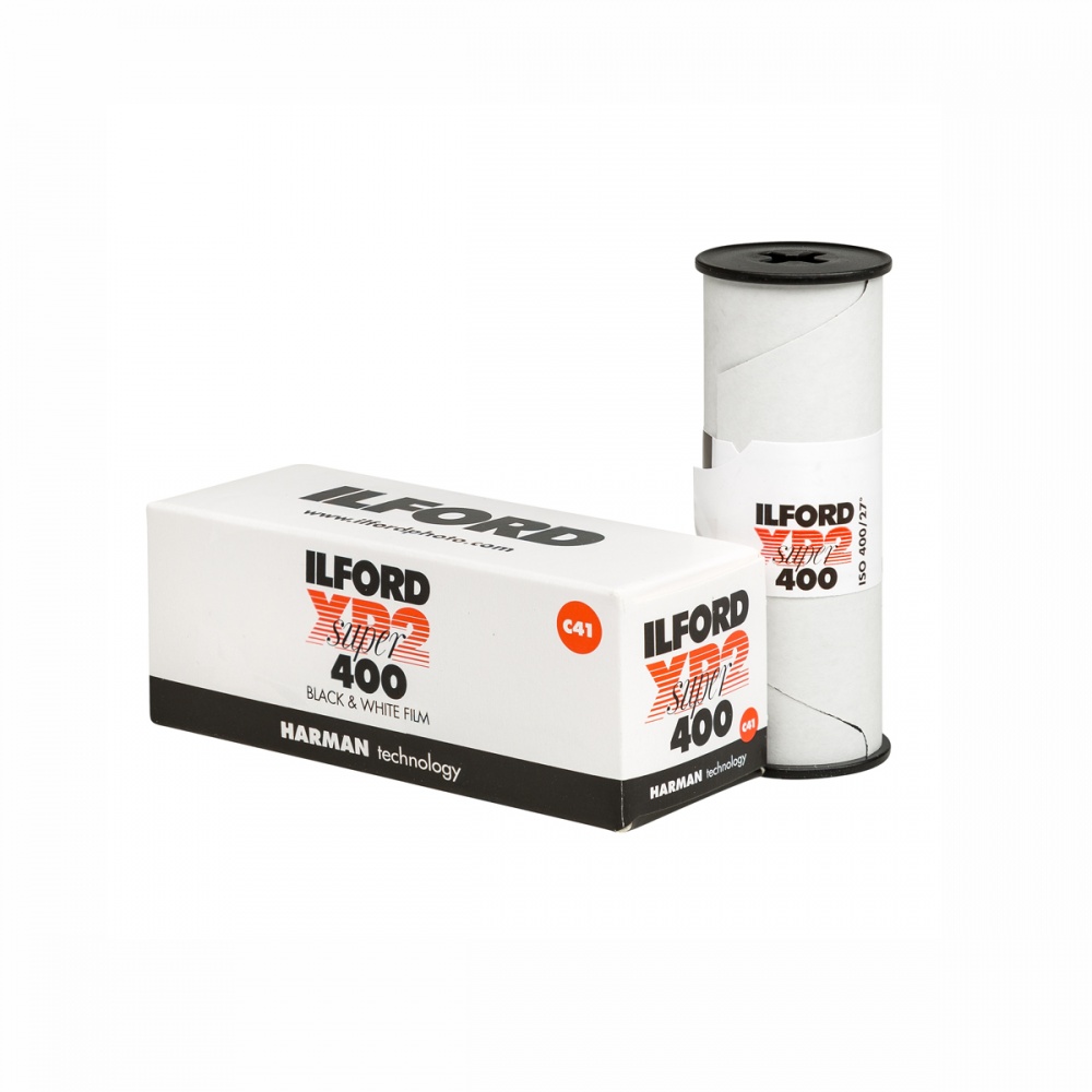Ilford XP2 Super 400 ISO Black & White 120 Roll Film