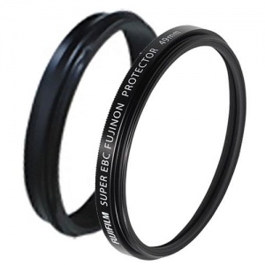 WEATHER-RESISTANT KIT X100V BLACK (ADAPTOR RING AND PROTECTOR FILTER)
